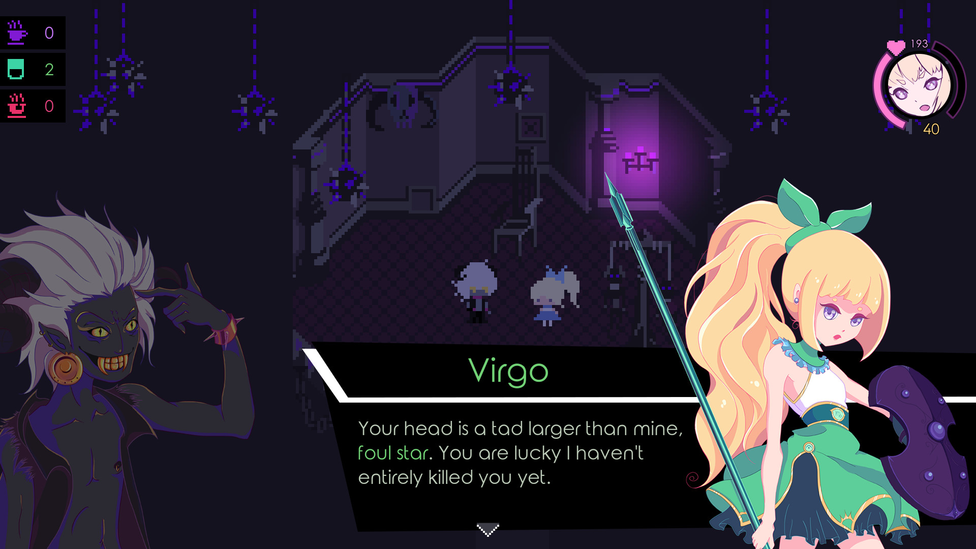Скриншот из игры Virgo Vs The Zodiac - 4