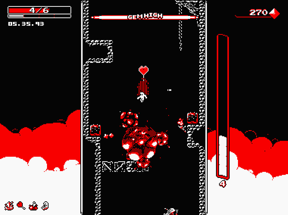 Скриншот из игры Downwell - 7