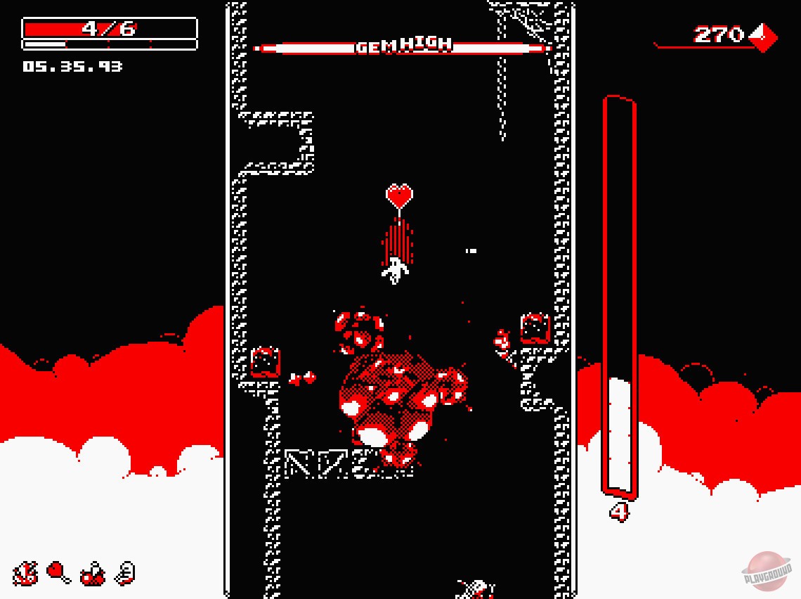Скриншот из игры Downwell - 9