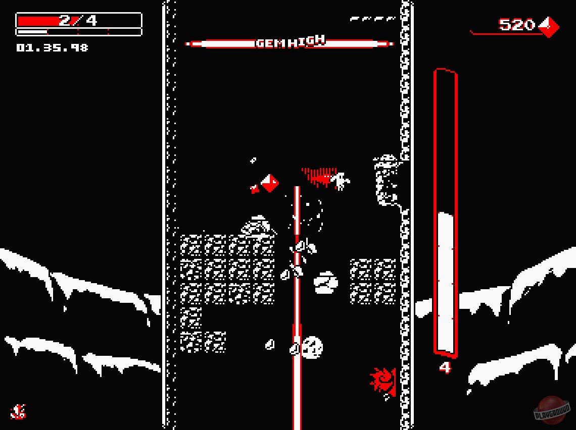 Скриншот из игры Downwell - 6