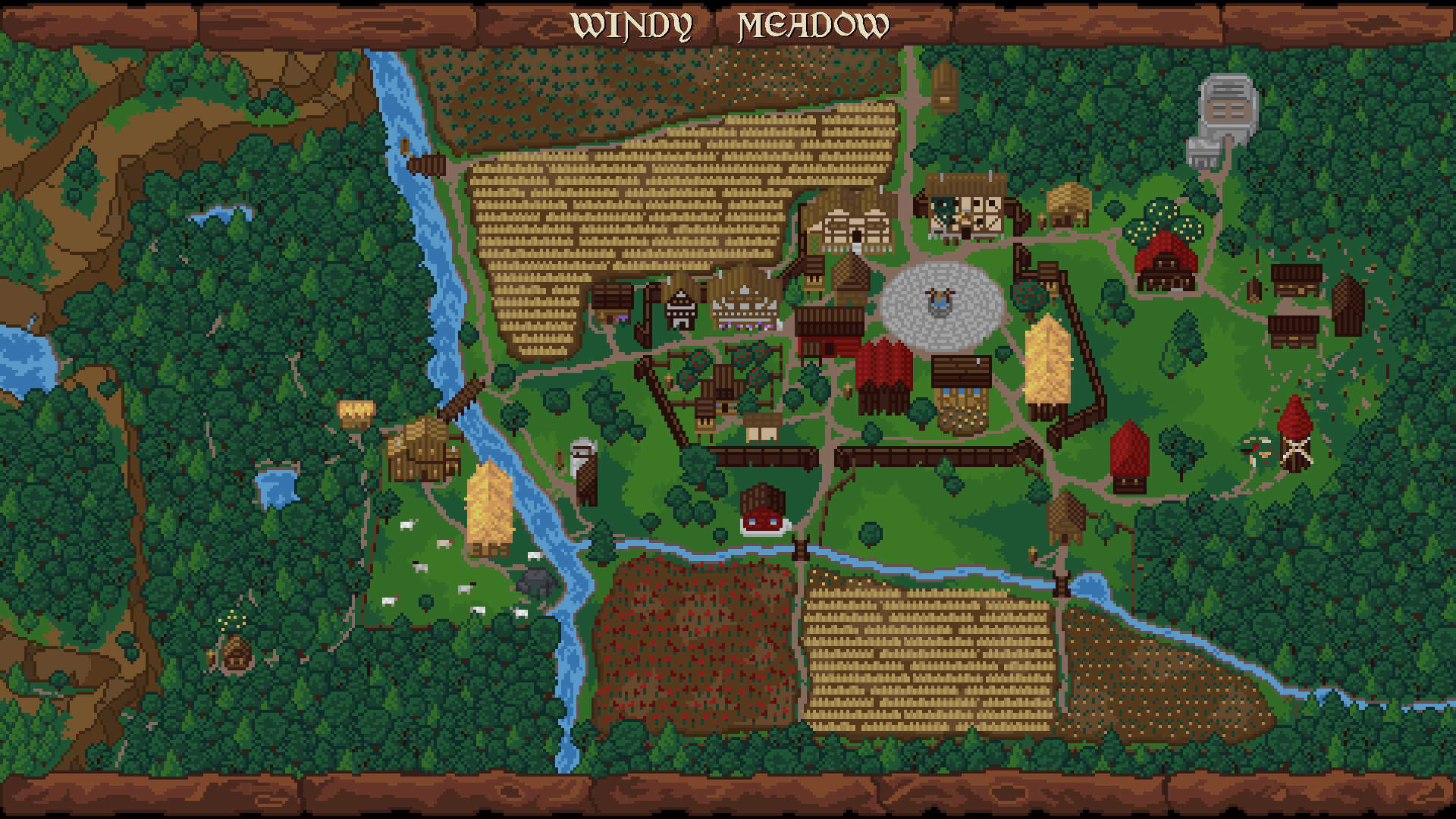 Скриншот из игры Windy Meadow - A Roadwarden Tale - 5