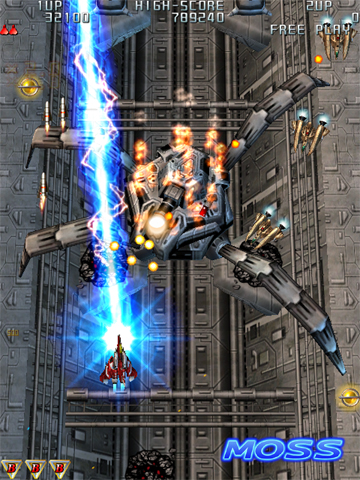 Скриншот из игры Raiden III - 7