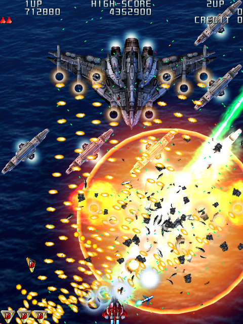 Скриншот из игры Raiden III - 18