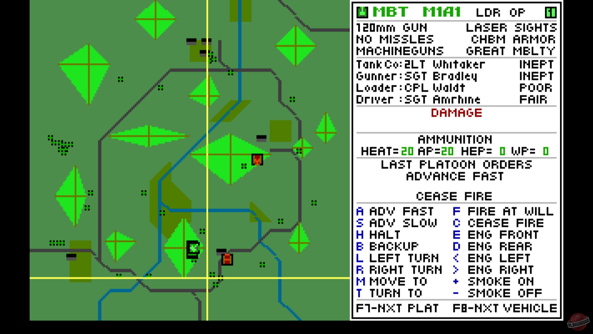 Скриншот из игры M1 Tank Platoon - 11