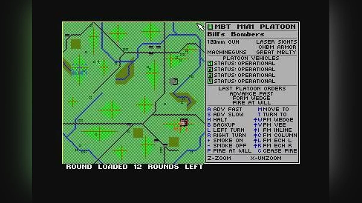Скриншот из игры M1 Tank Platoon - 4