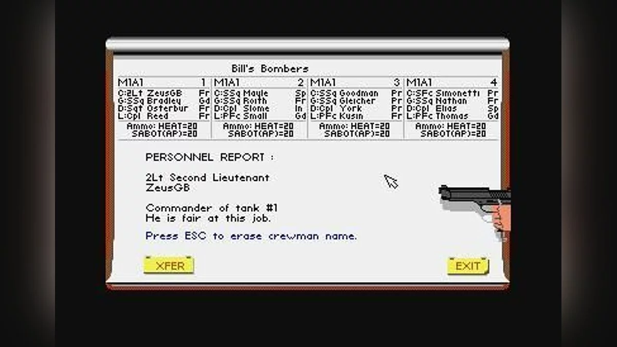 Скриншот из игры M1 Tank Platoon - 9