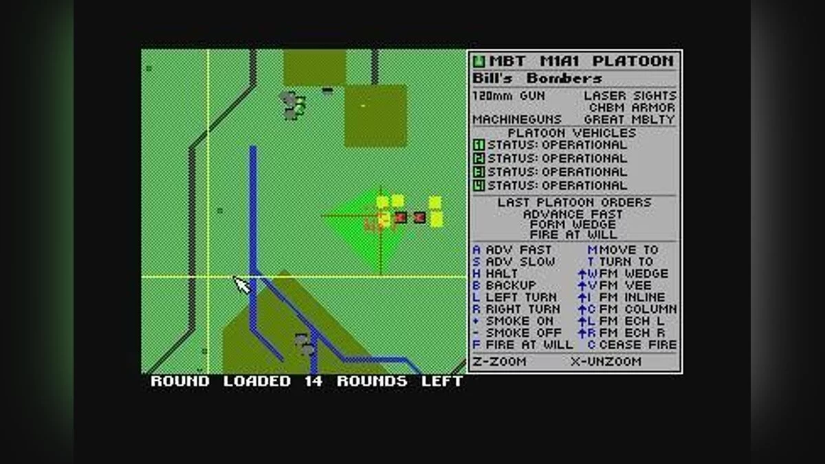 Скриншот из игры M1 Tank Platoon - 8