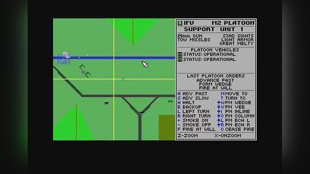 Скриншот из игры M1 Tank Platoon - 2