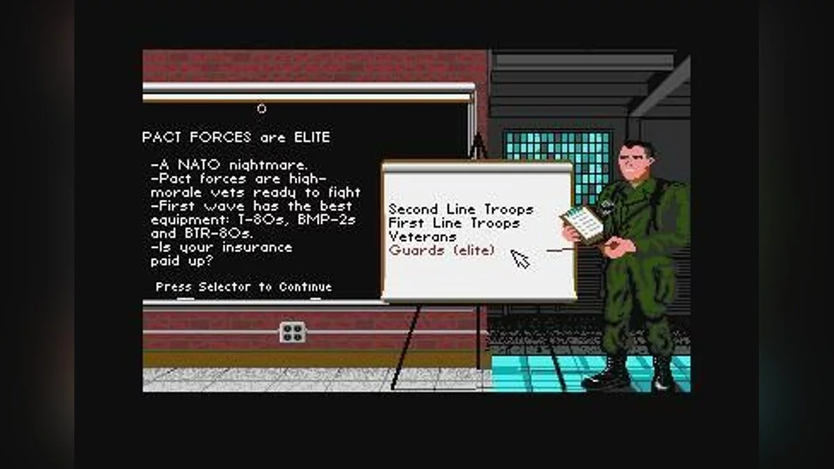 Скриншот из игры M1 Tank Platoon - 5