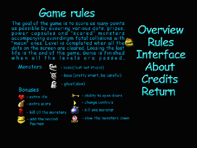 Скриншот из игры Pac-Mania - 1