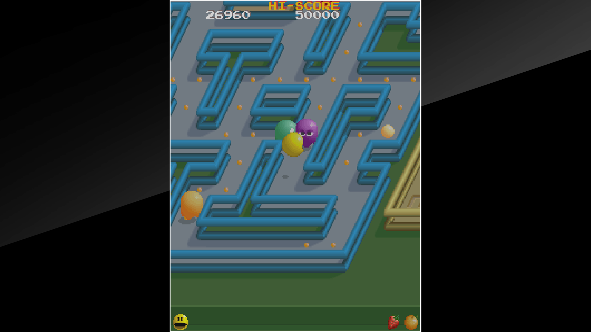 Скриншот из игры Pac-Mania - 5