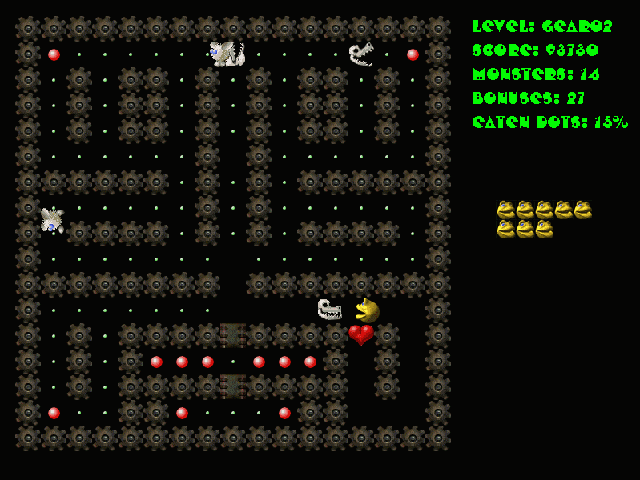 Скриншот из игры Pac-Mania - 3