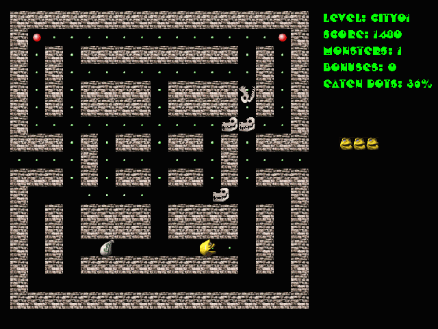 Скриншот из игры Pac-Mania - 6