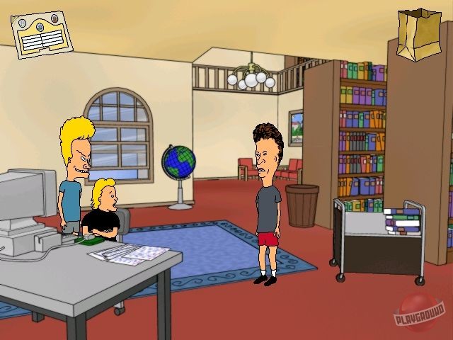 Скриншот из игры Beavis and Butt-Head Do U - 13