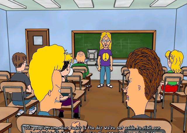 Скриншот из игры Beavis and Butt-Head Do U - 2