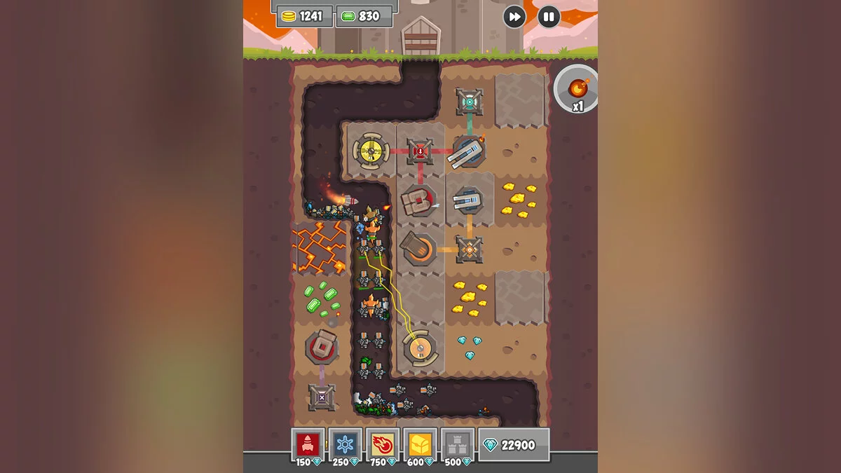 Скриншот из игры Digfender - 6