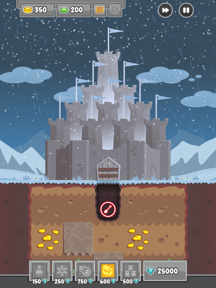 Скриншот из игры Digfender - 2