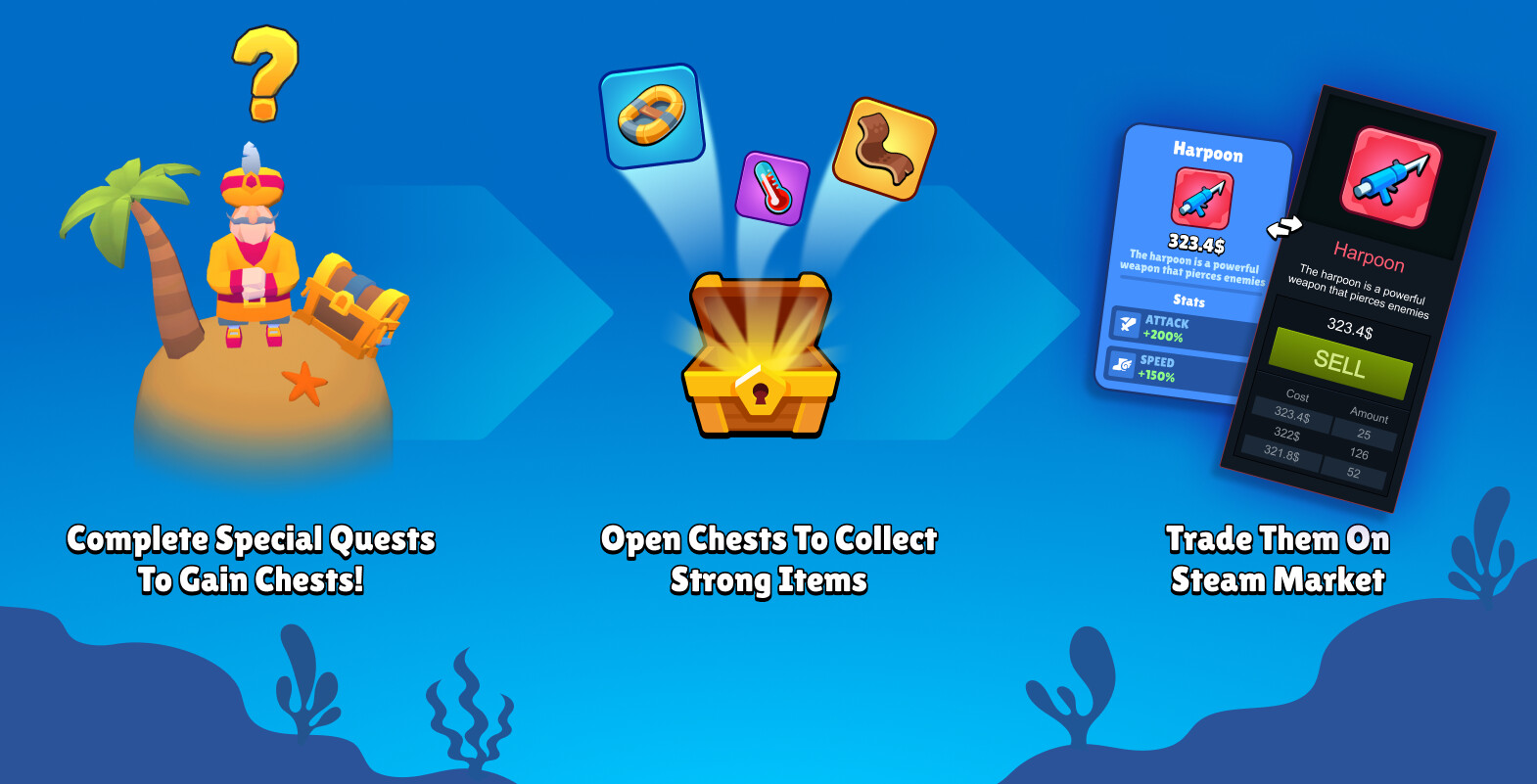 Скриншот из игры Fish Idle 2: Underwater Mystery - 1