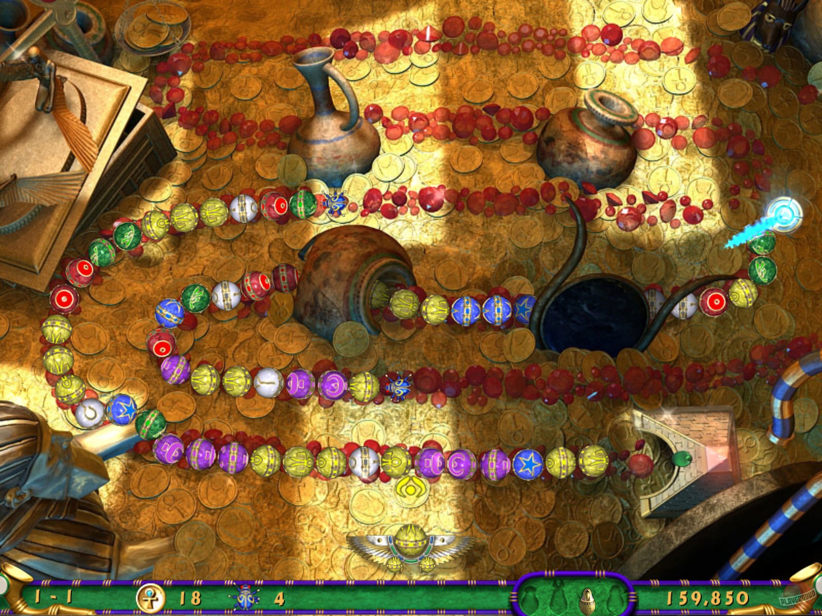 Скриншот из игры Luxor 3 - 24