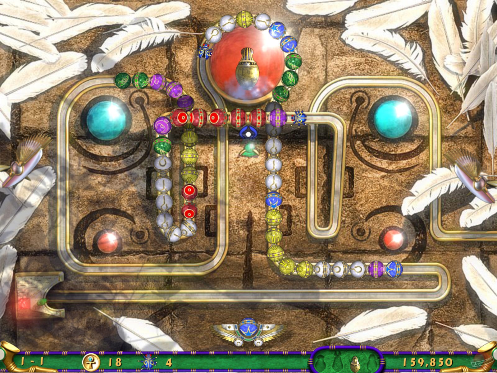 Скриншот из игры Luxor 3 - 35