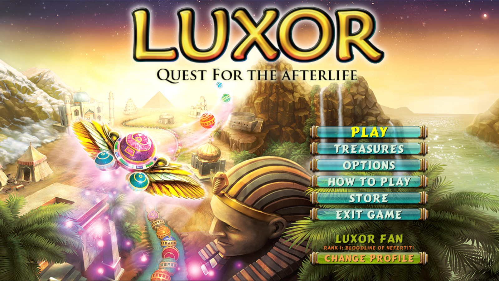 Скриншот из игры Luxor: Quest for the Afterlife - 34