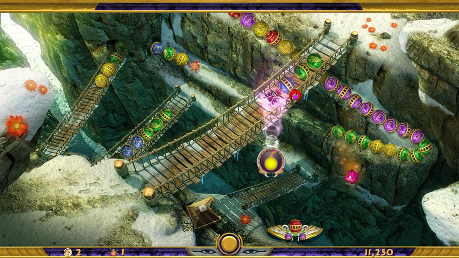 Скриншот из игры Luxor: Quest for the Afterlife - 8