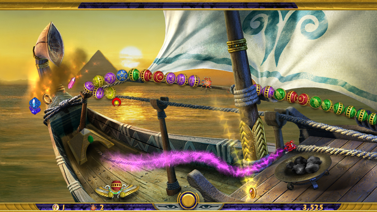 Скриншот из игры Luxor: Quest for the Afterlife - 12