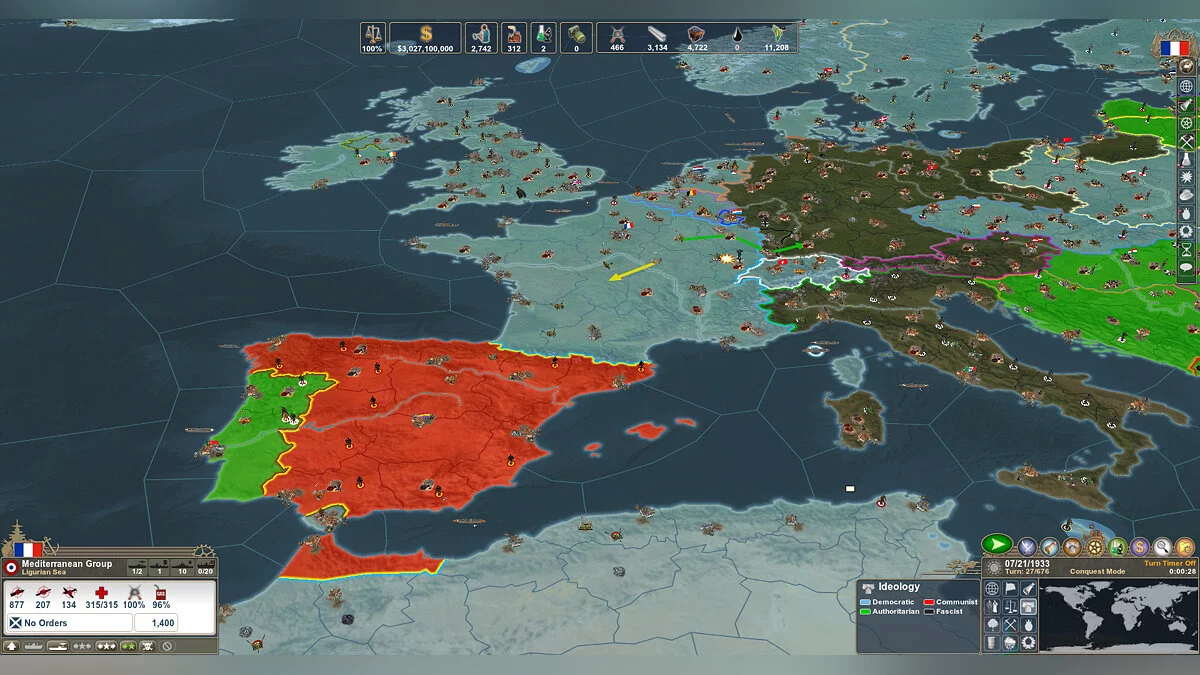 Скриншот из игры Making History 2: The War of the World - 23