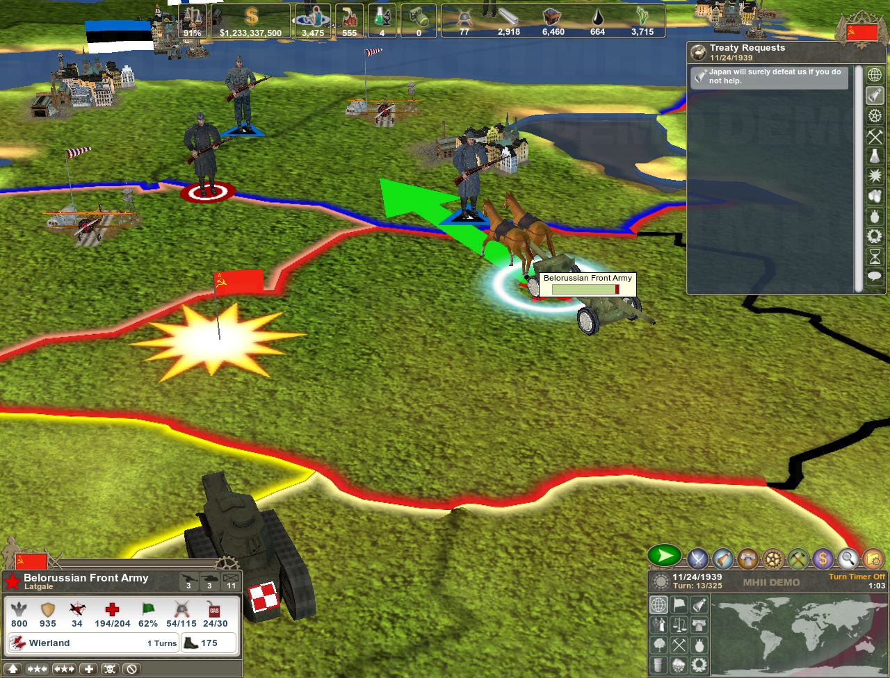 Скриншот из игры Making History 2: The War of the World - 55