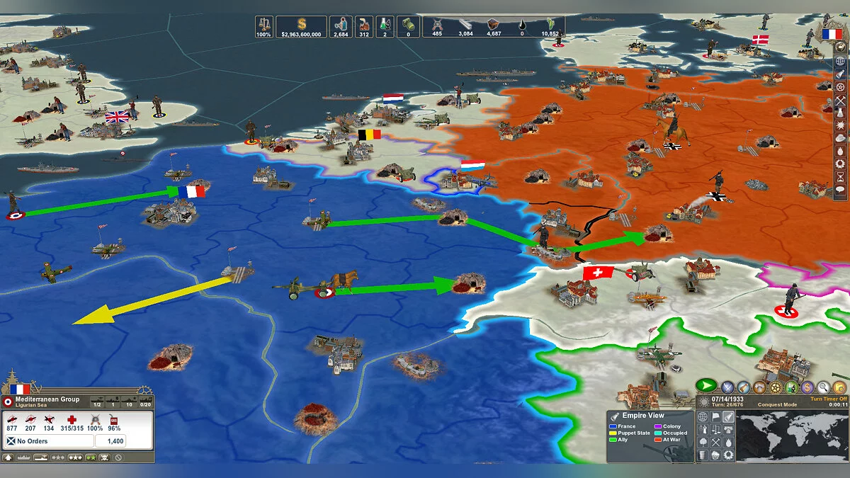 Скриншот из игры Making History 2: The War of the World - 20