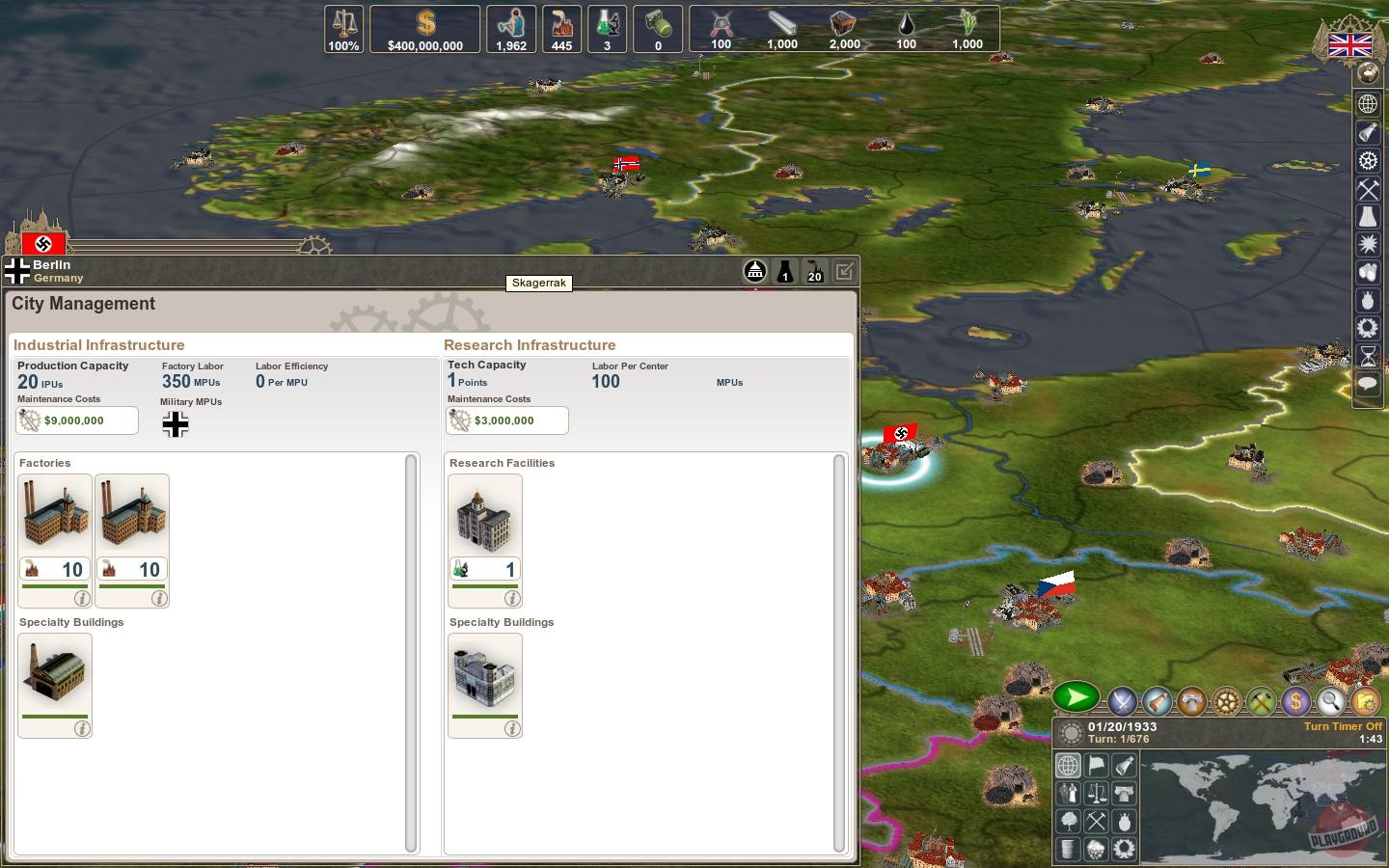 Скриншот из игры Making History 2: The War of the World - 39