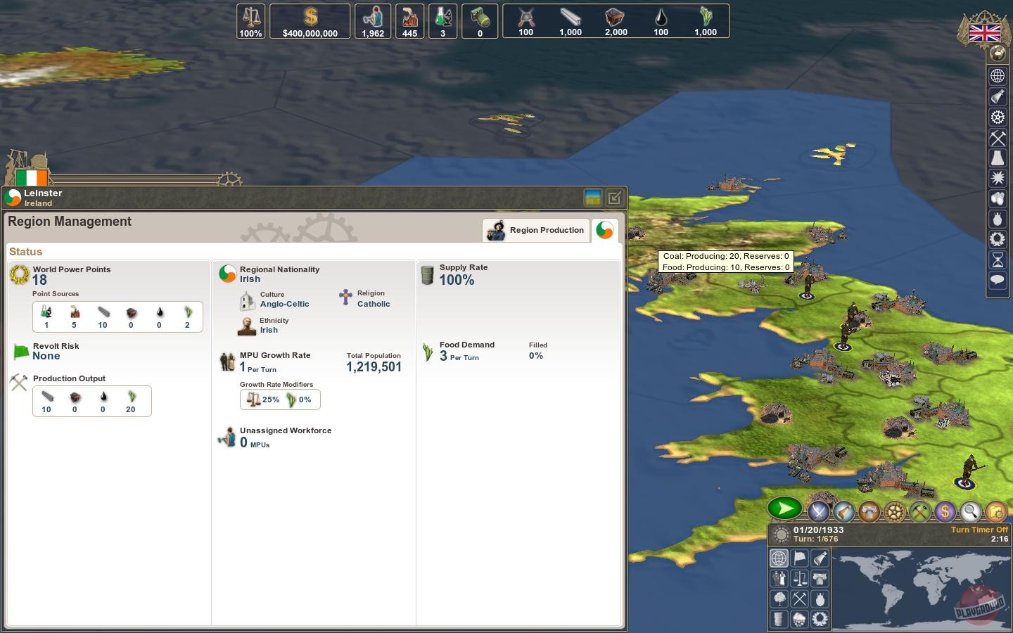 Скриншот из игры Making History 2: The War of the World - 32