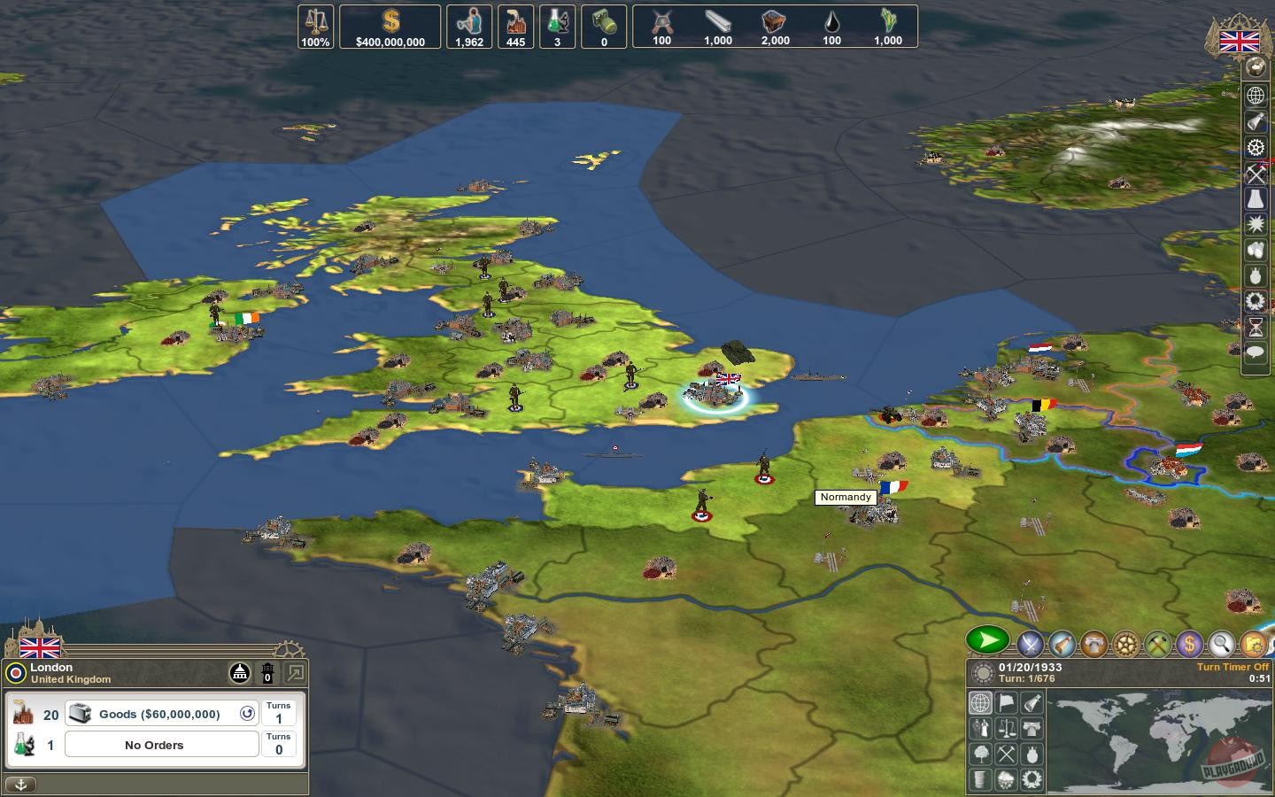 Скриншот из игры Making History 2: The War of the World - 16