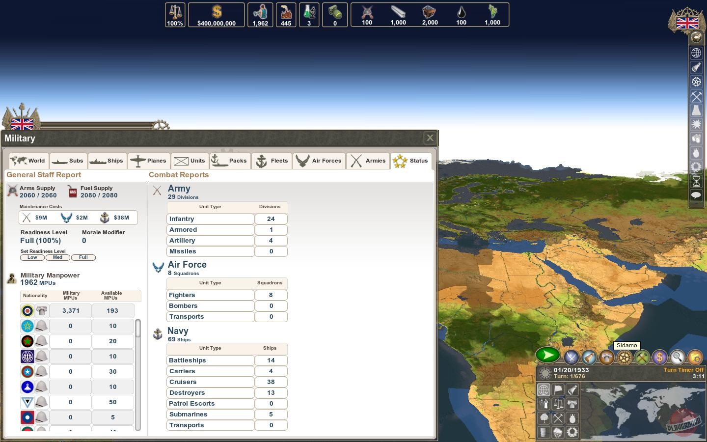 Скриншот из игры Making History 2: The War of the World - 34