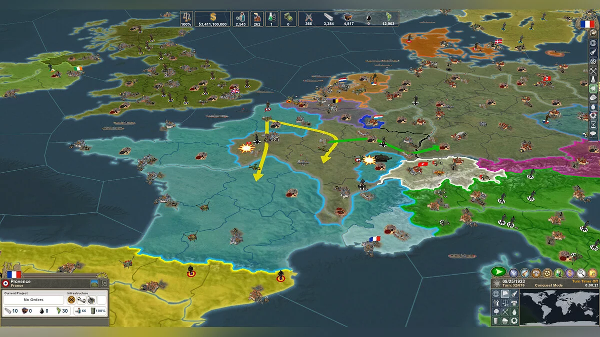 Скриншот из игры Making History 2: The War of the World - 42