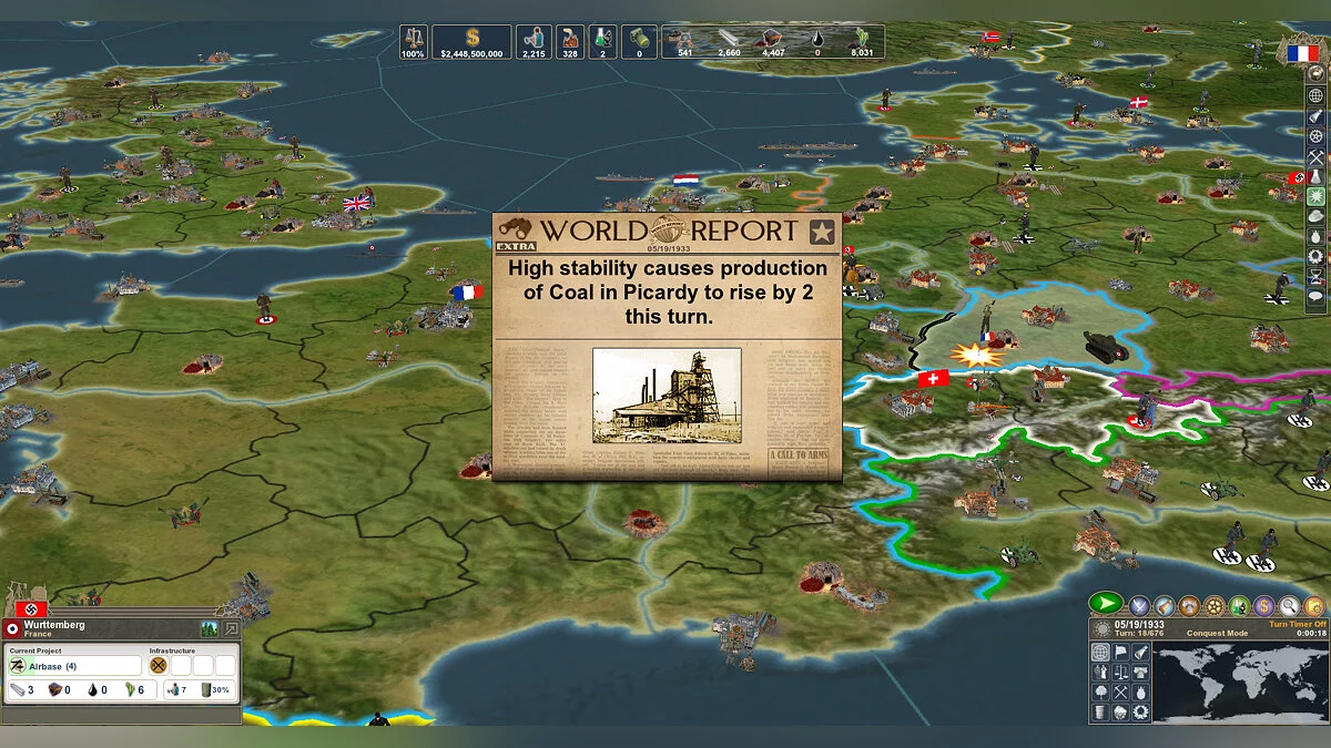 Скриншот из игры Making History 2: The War of the World - 17