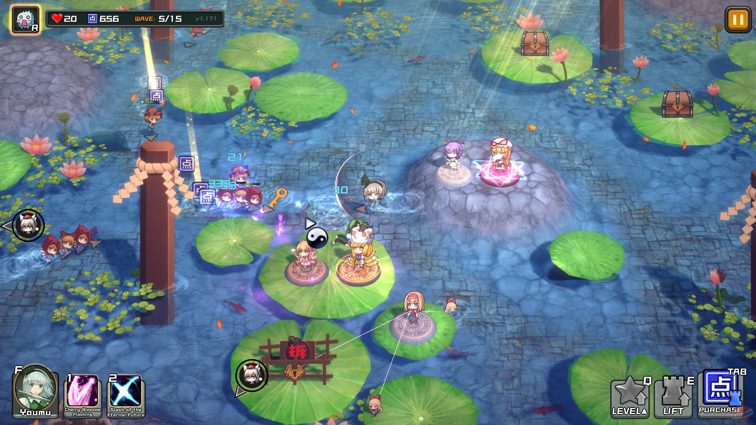 Скриншот из игры Touhou Monster TD - 23