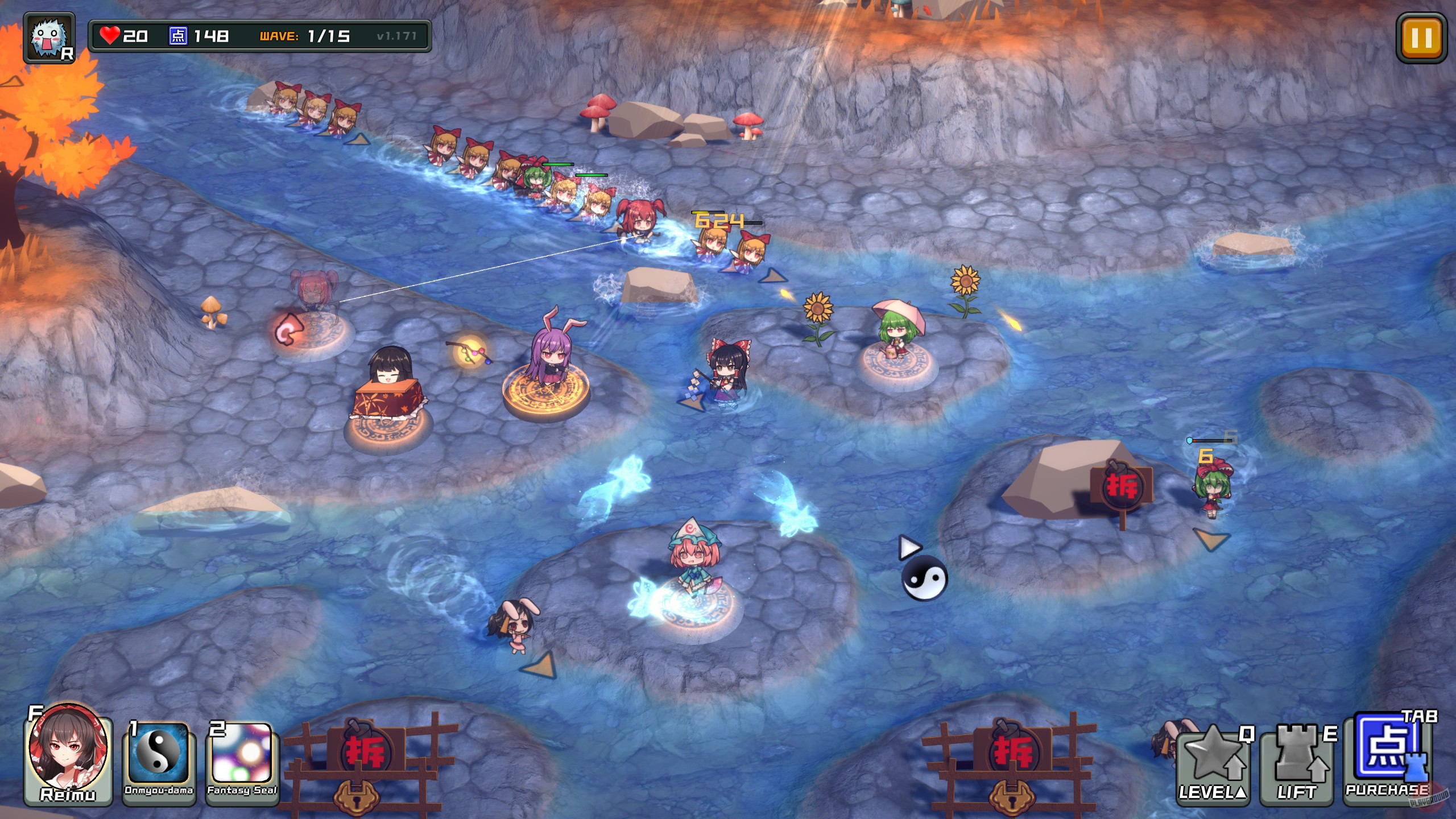 Скриншот из игры Touhou Monster TD - 30