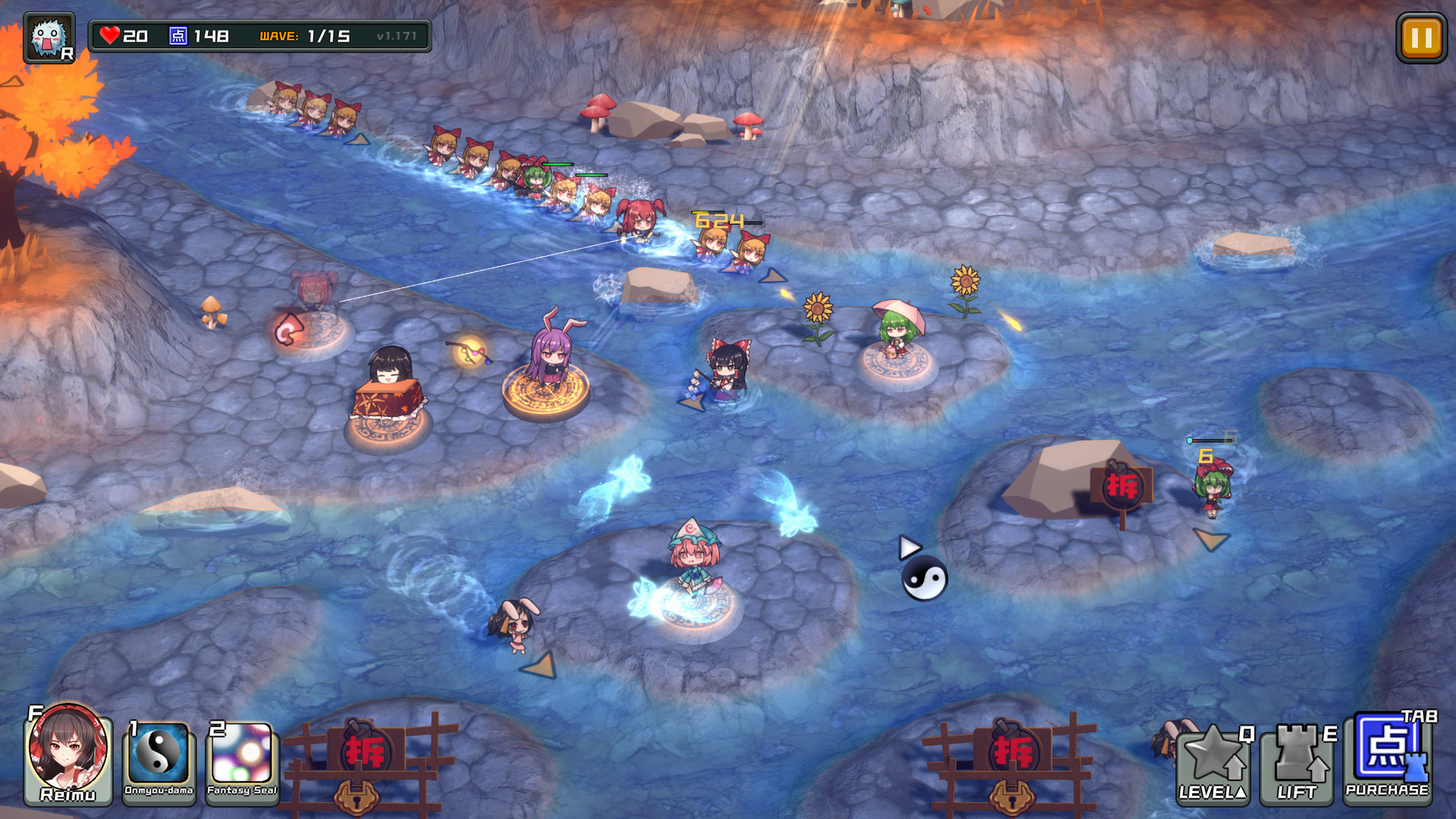 Скриншот из игры Touhou Monster TD - 8