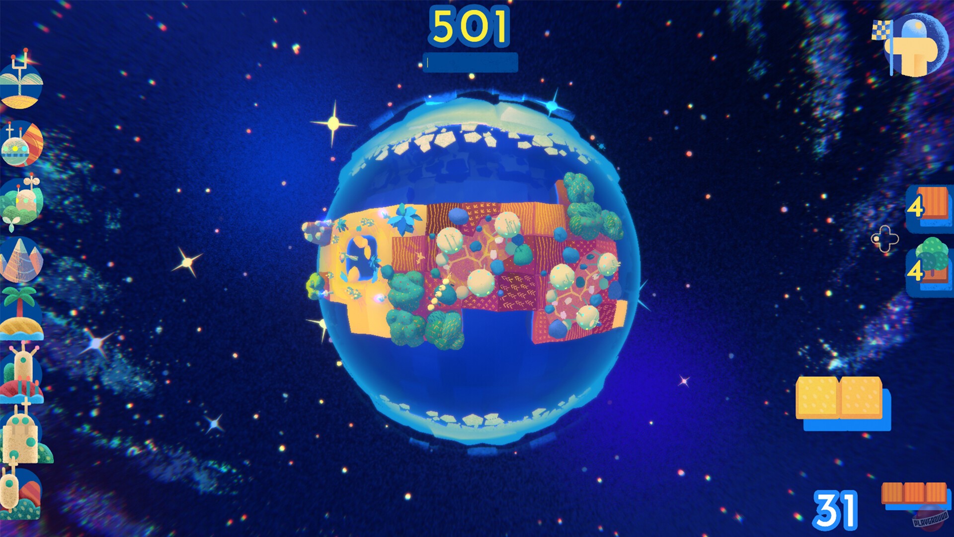 Скриншот из игры Planetiles - 3