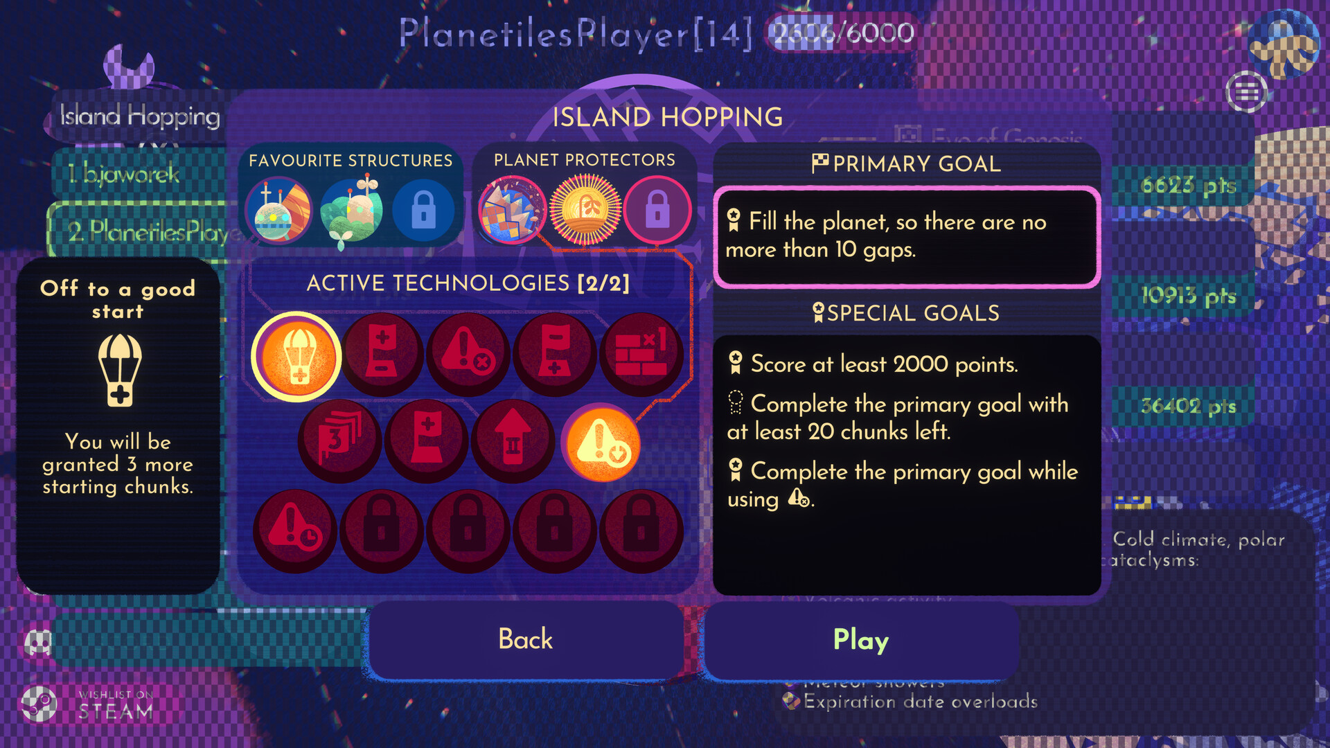 Скриншот из игры Planetiles - 19