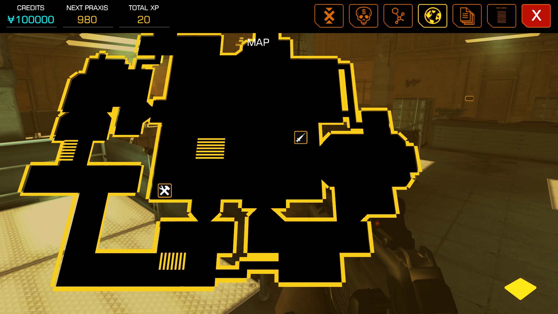 Скриншот из игры Deus Ex: The Fall - 65