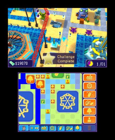 Скриншот из игры RollerCoaster Tycoon 3D - 1