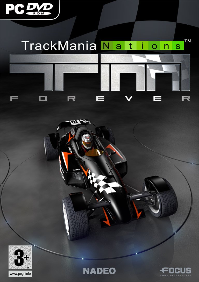Обложка игры TrackMania Nations Forever