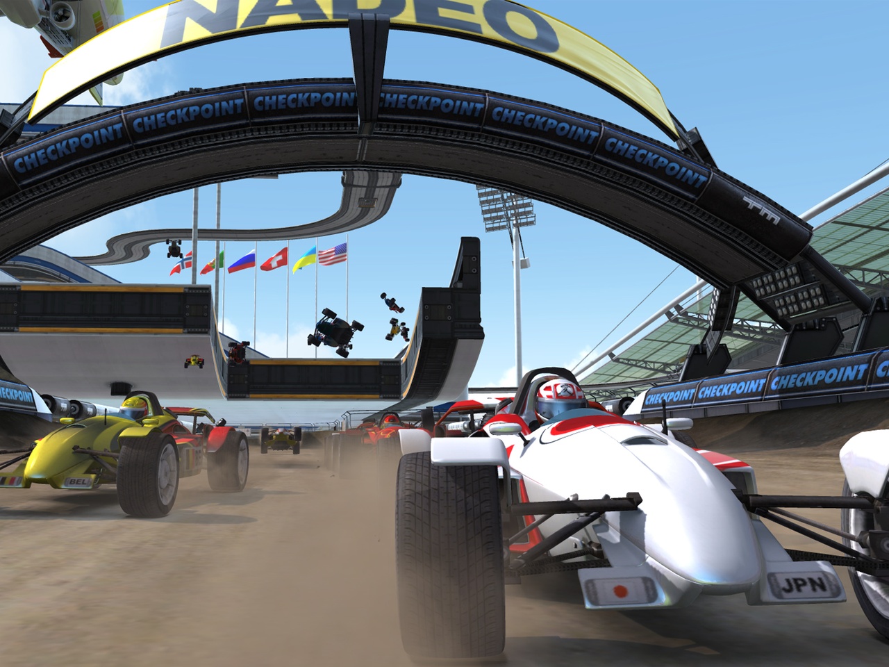 Скриншот из игры TrackMania Nations Forever - 1