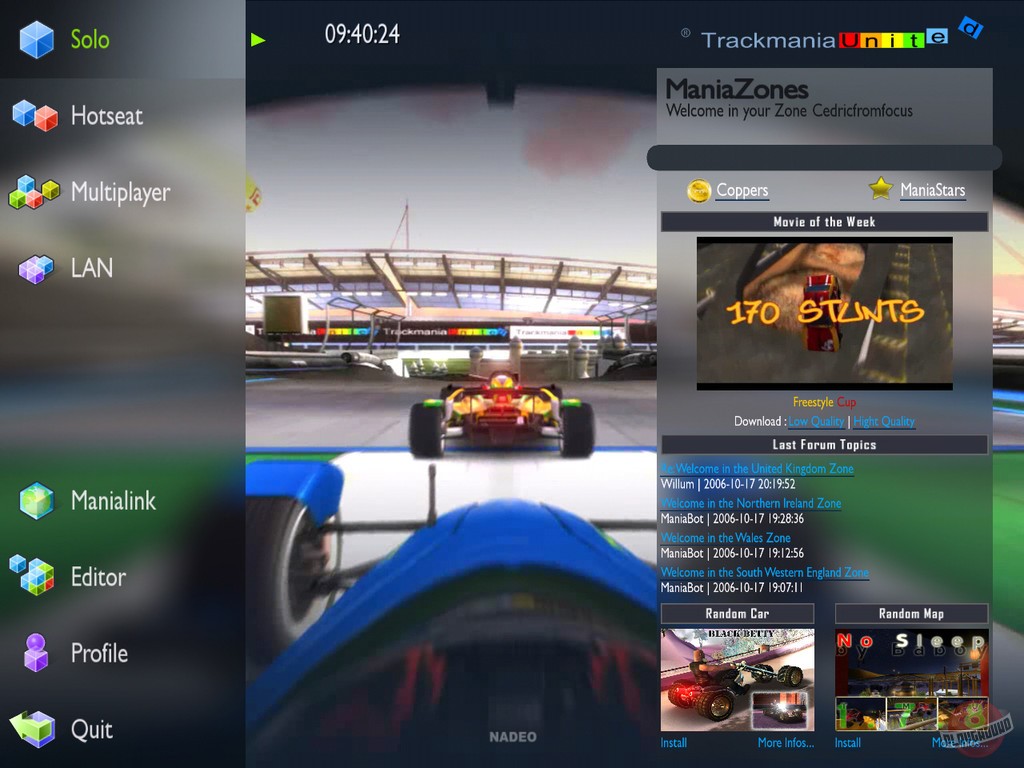 Скриншот из игры TrackMania United - 10