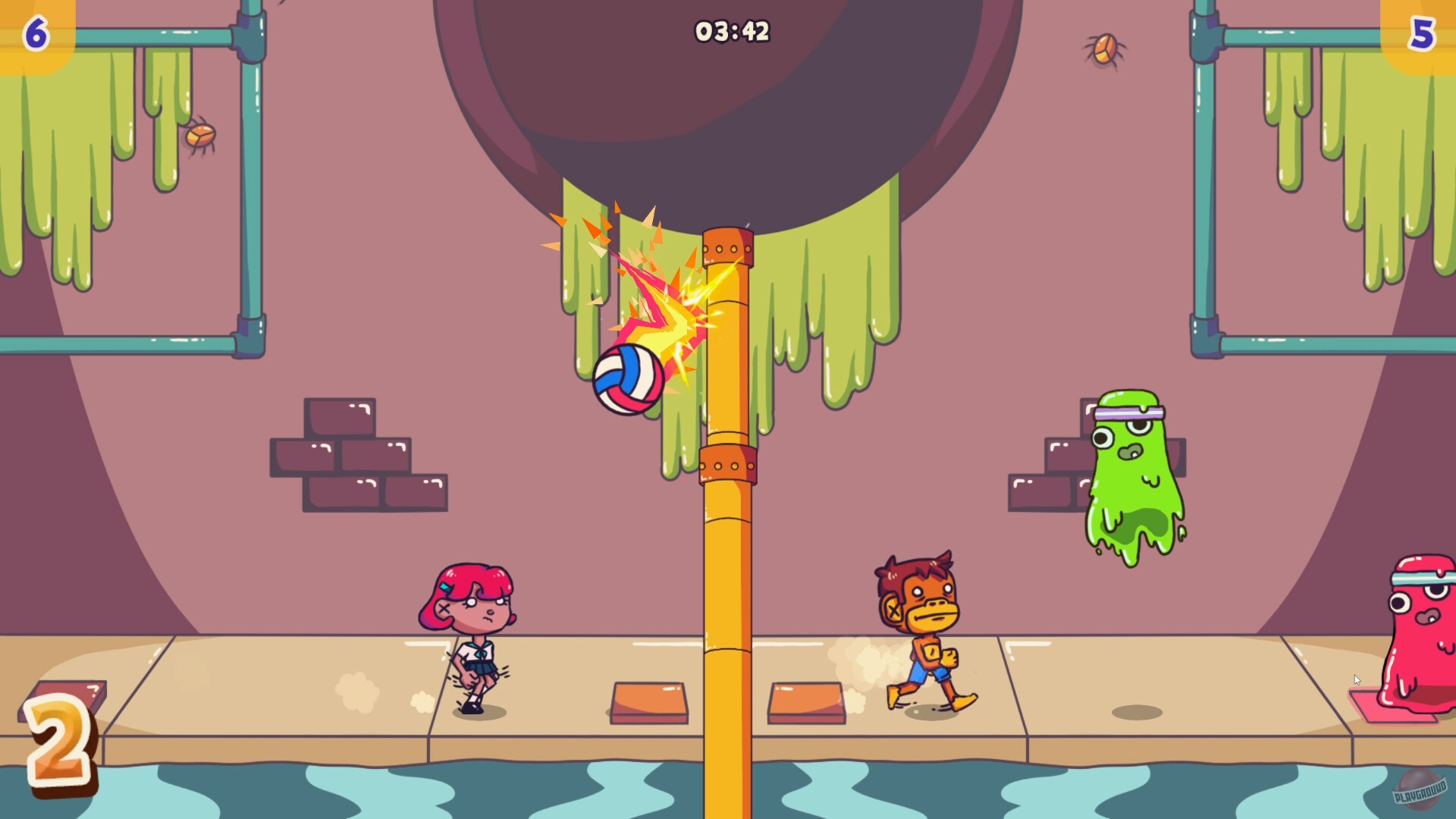 Скриншот из игры Volley Pals - 1