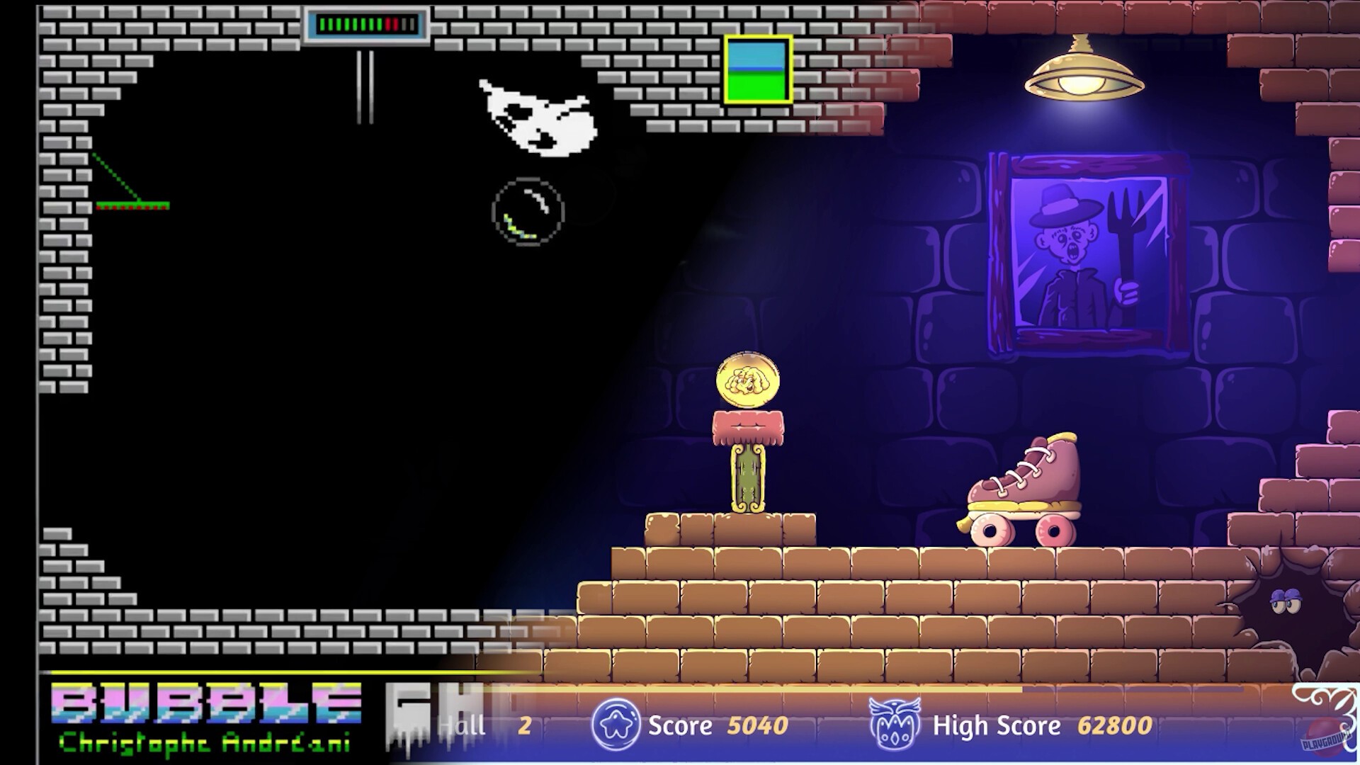 Скриншот из игры Bubble Ghost - 6