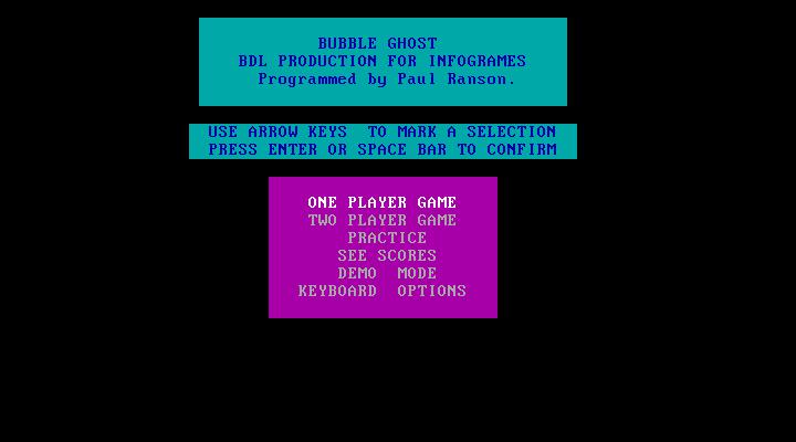 Скриншот из игры Bubble Ghost - 37