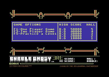 Скриншот из игры Bubble Ghost - 52